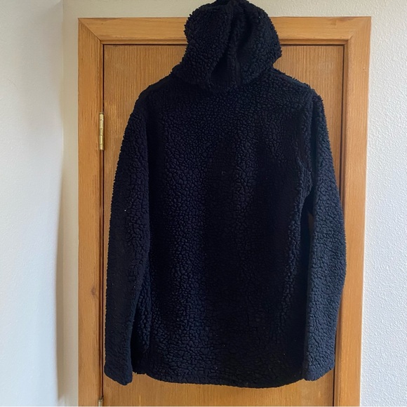 SUN DIEGO • Black Teddy Bear High Loft Hoodie - S - Picture 5 of 12